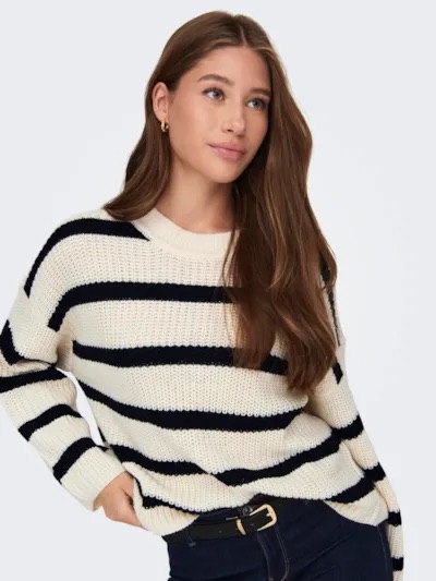 JDY Justy Stripe Pullover Dames