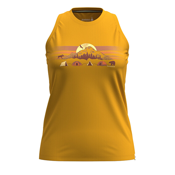 Smartwool Mountain Moon Graphic Tank Dames