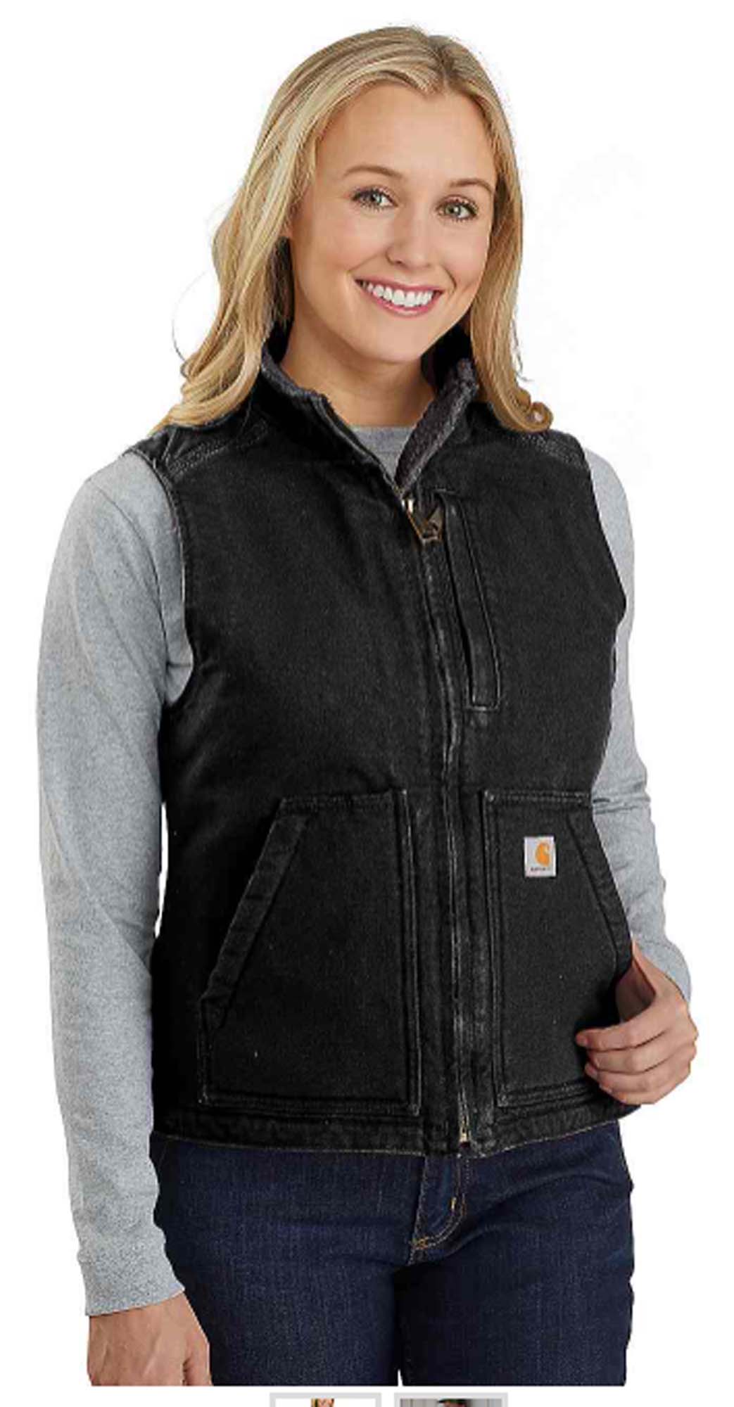 CARHARTT Bodywarmer Met Opstaand Boordje 