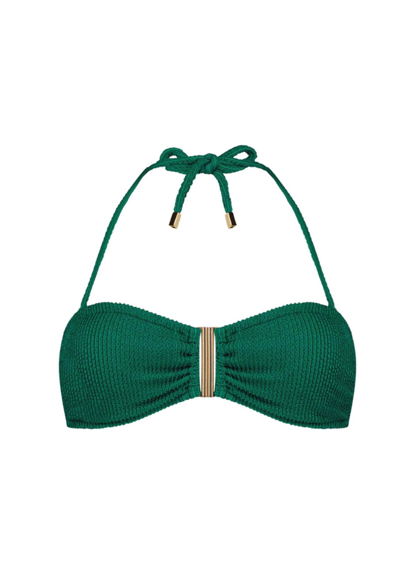 BEACHLIFE  Fresh Green Bandeau Bikinitop Dames