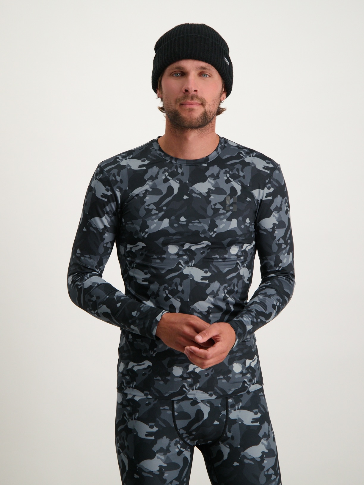 POEDERBAAS Thermo Shirt Camo Heren