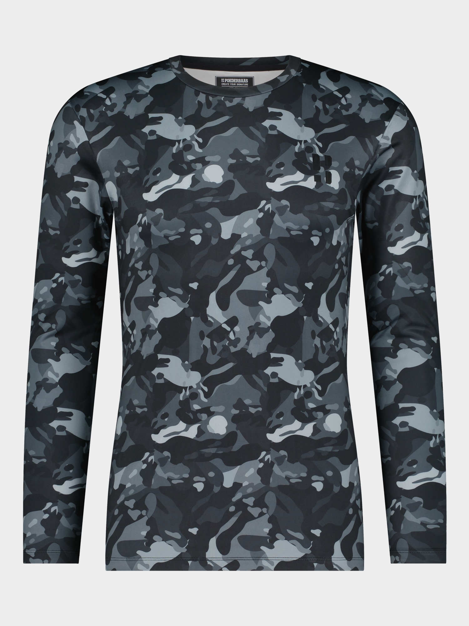 POEDERBAAS Thermo Shirt Camo Heren