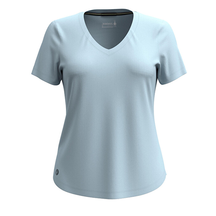 Smartwool Active Ultralite V-Neck Short Sleeve Dames