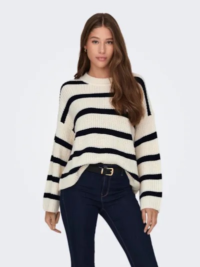 JDY Justy Stripe Pullover Dames