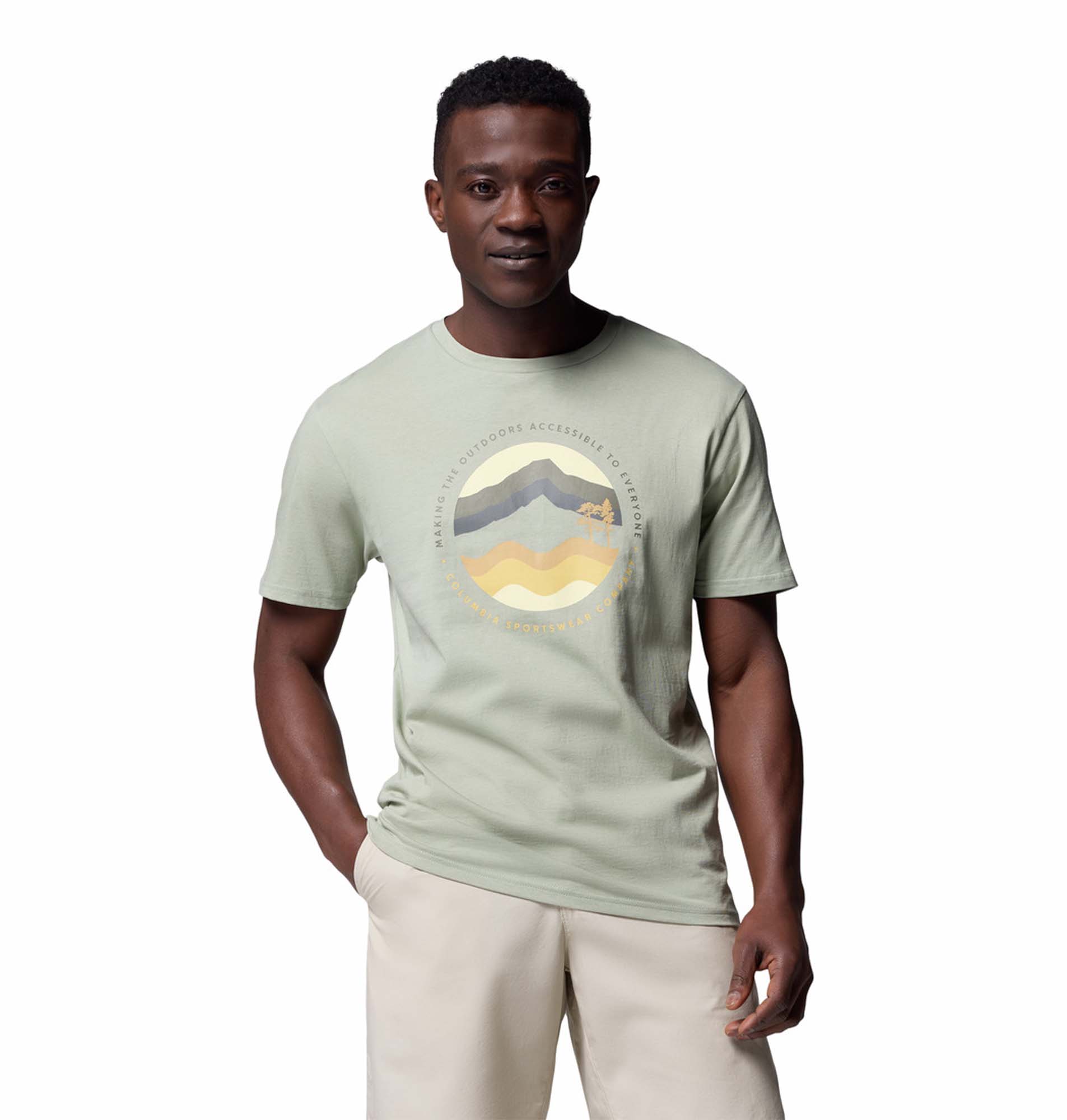 COLUMBIA Path Lake Graphic Tee Heren