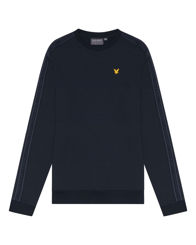 LYLE AND SCOTT Tape crew neck Heren